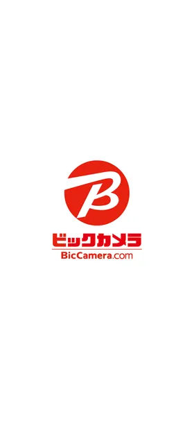 ビックカメラ のトップ画面