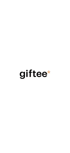 giftee のトップ画面
