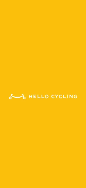 HELLO CYCLING のトップ画面