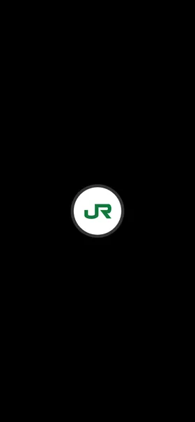 JR東日本アプリ のトップ画面