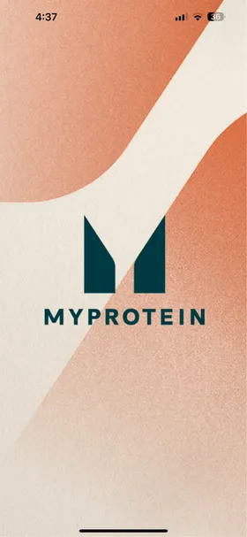 Myprotein のトップ画面