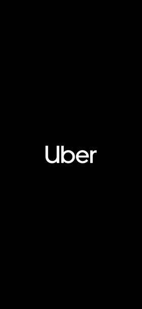 Uber のトップ画面
