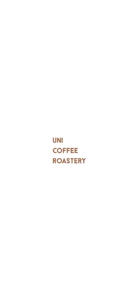 UNI COFFEE ROASTERY のトップ画面